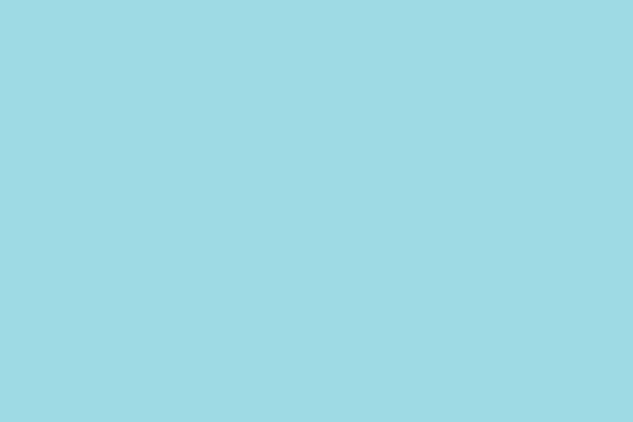 This light teal bedroom paint is part of the child-friendly paint collection from ECOS Paints.