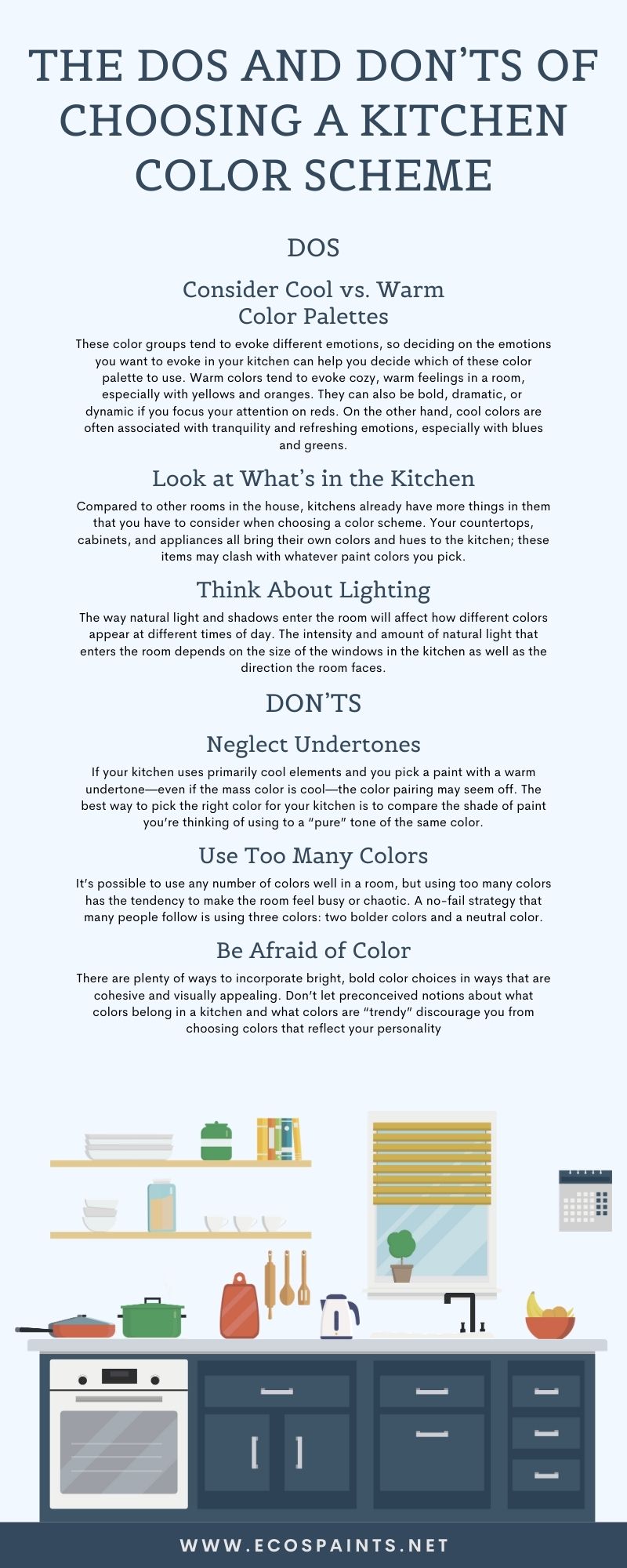 The Dos and Don'ts of Choosing a Kitchen Color Scheme