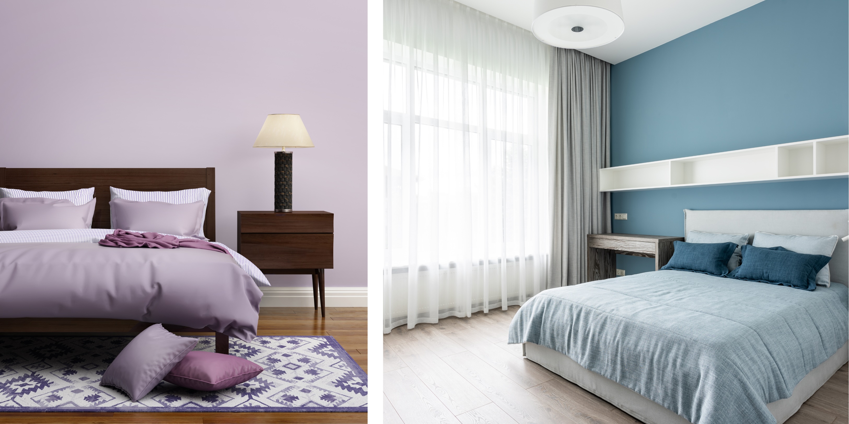 Restful bedroom ambiances with ECOS Paints