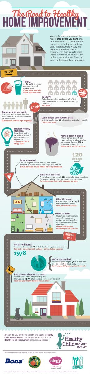 eco-friendly homes infographic - ecos paints