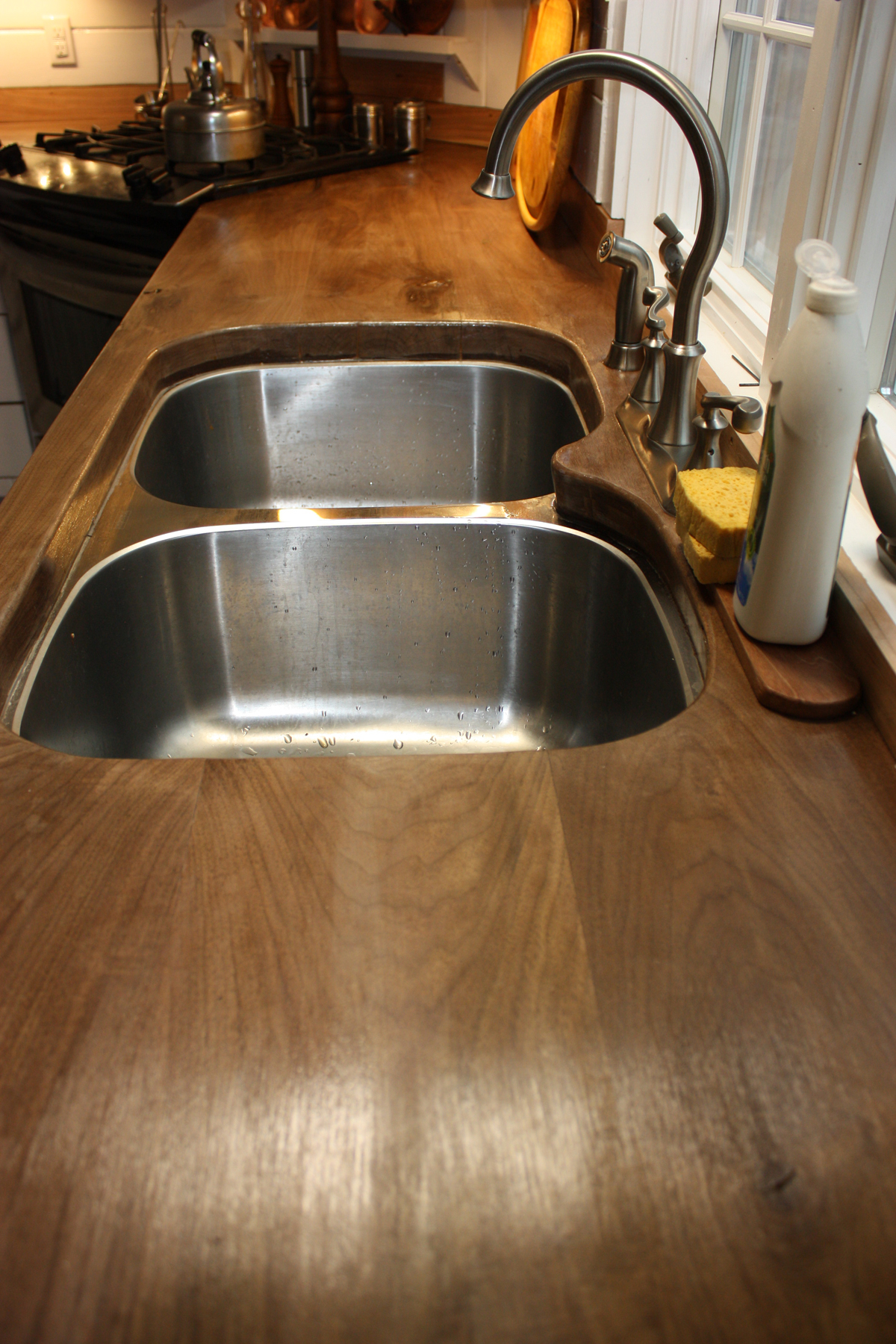 How To Seal A Solid Wood Countertop Safely, Solid Butcher Block Countertop