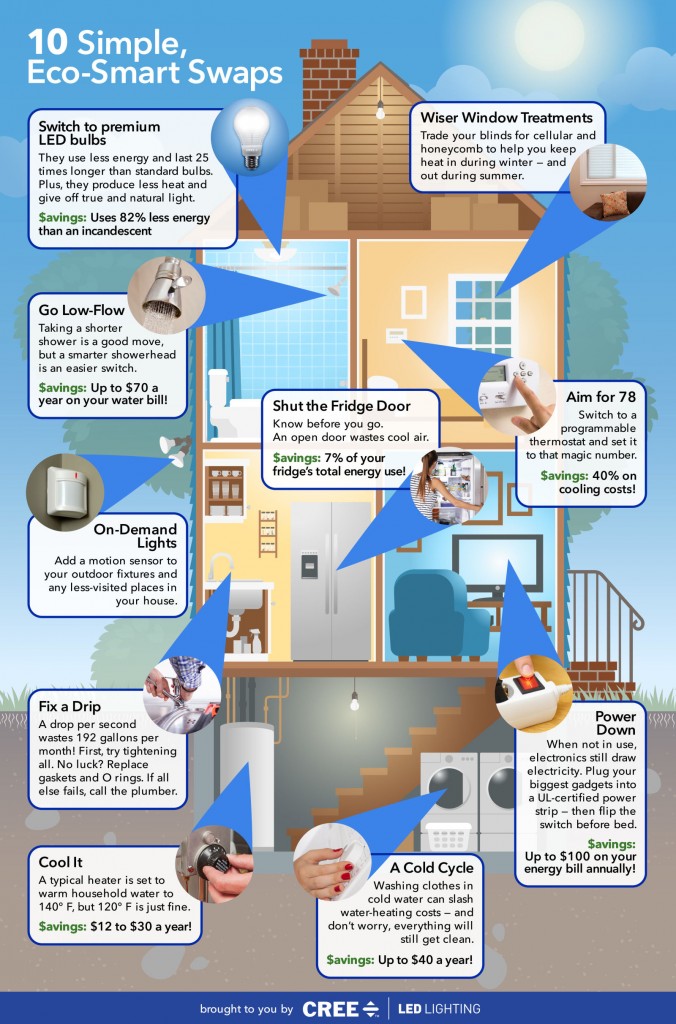 eco-friendly home infographics - ecos paints