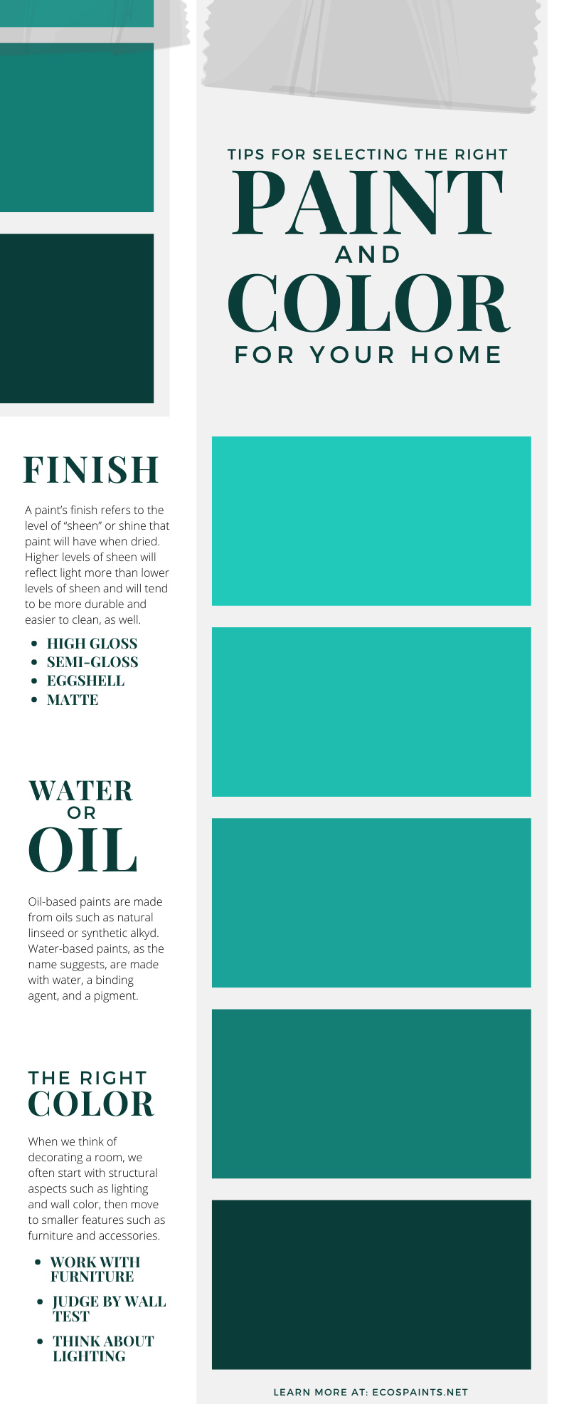 Tips for Selecting the Right Paint and Color for Your Home