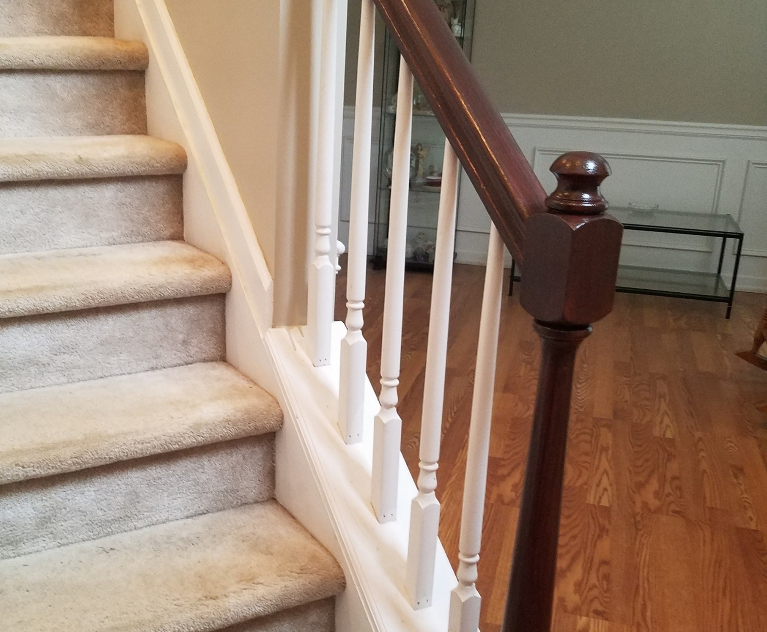 Dale's Refinished Stair Railing