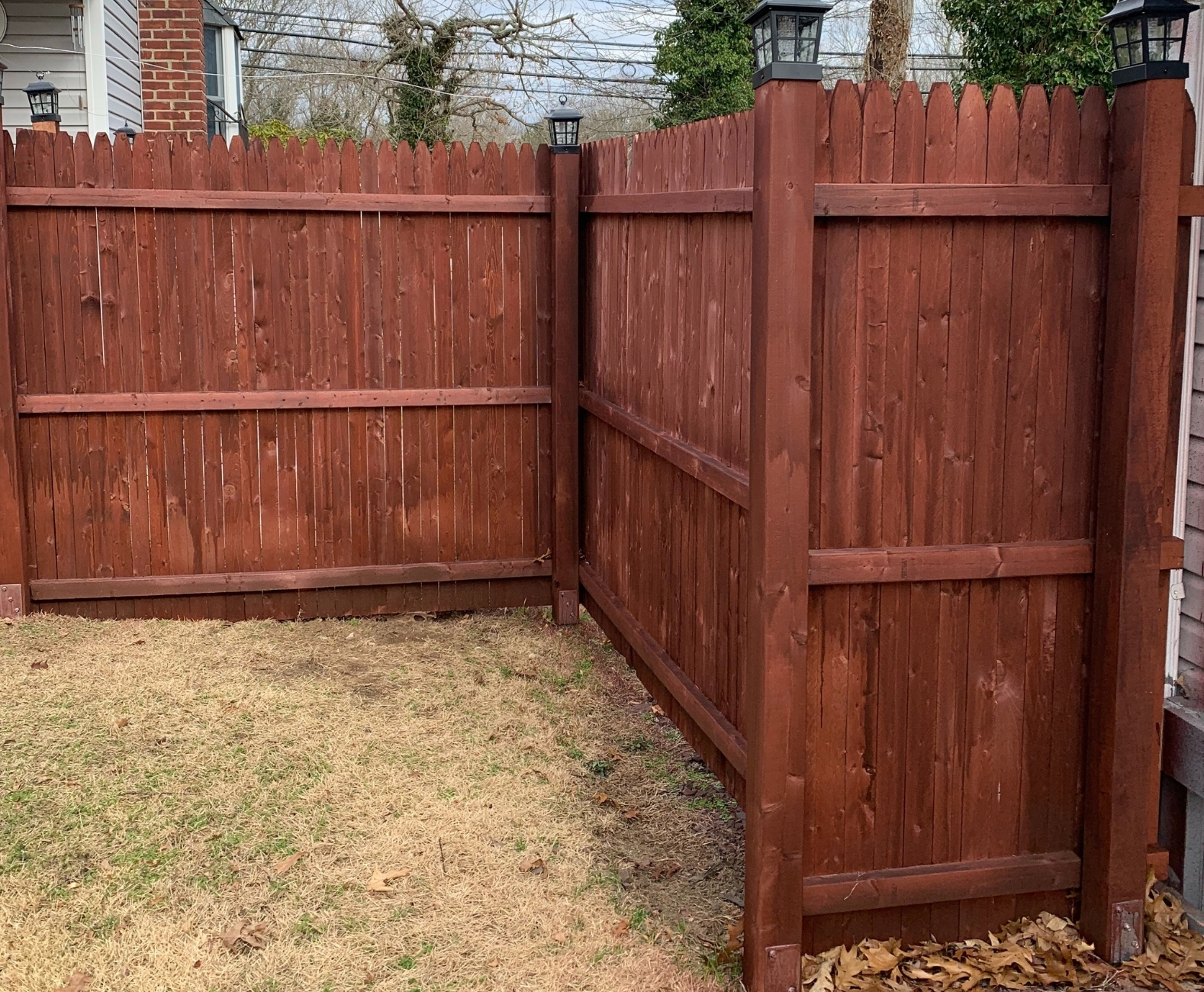 Michelle's Refinished Fence