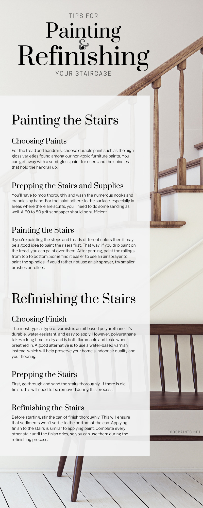 Tips for Painting and Refinishing Your Staircase
